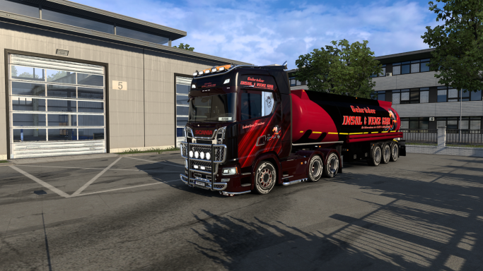 LKW Tankzug von Leberkas Trucker