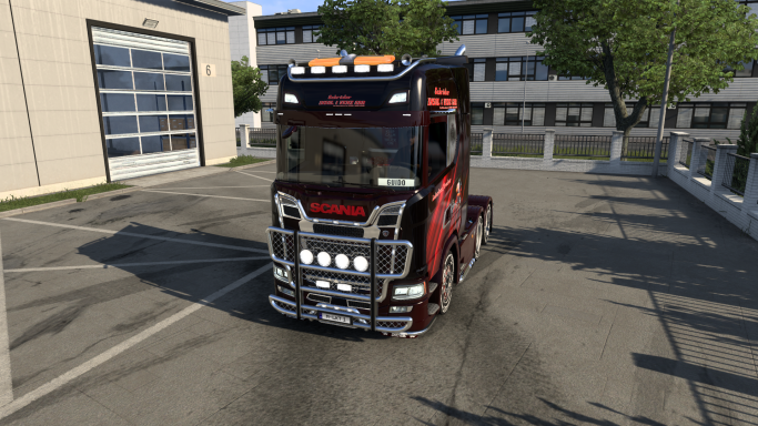 LKW Front von Leberkas Truckers Scania